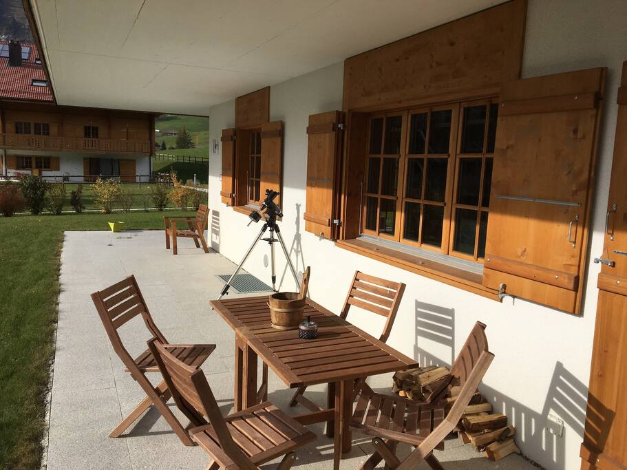 Terrasse côté cuisine