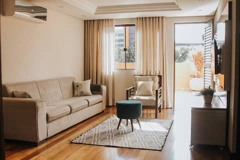 Popular Airbnb listing: Spacious and impeccable apartment in the center of Foz in Paraná
