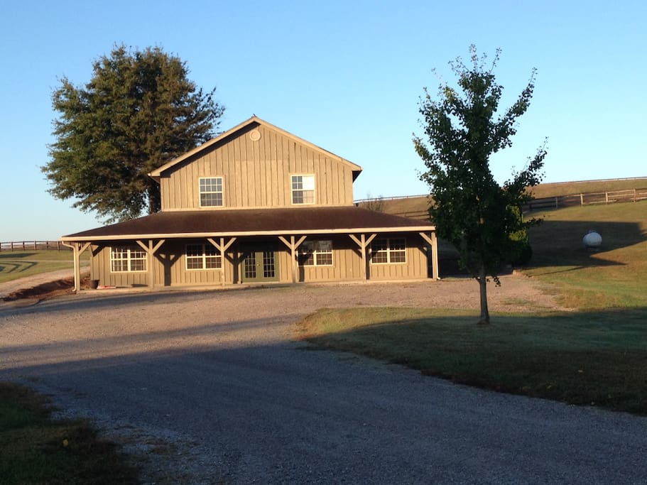 You will have the entire bottom floor of the farmhouse to yourself.