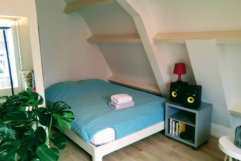 Comfortable large bed