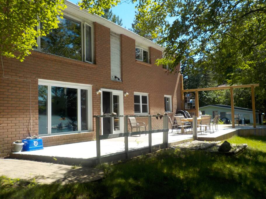 Patio from the east