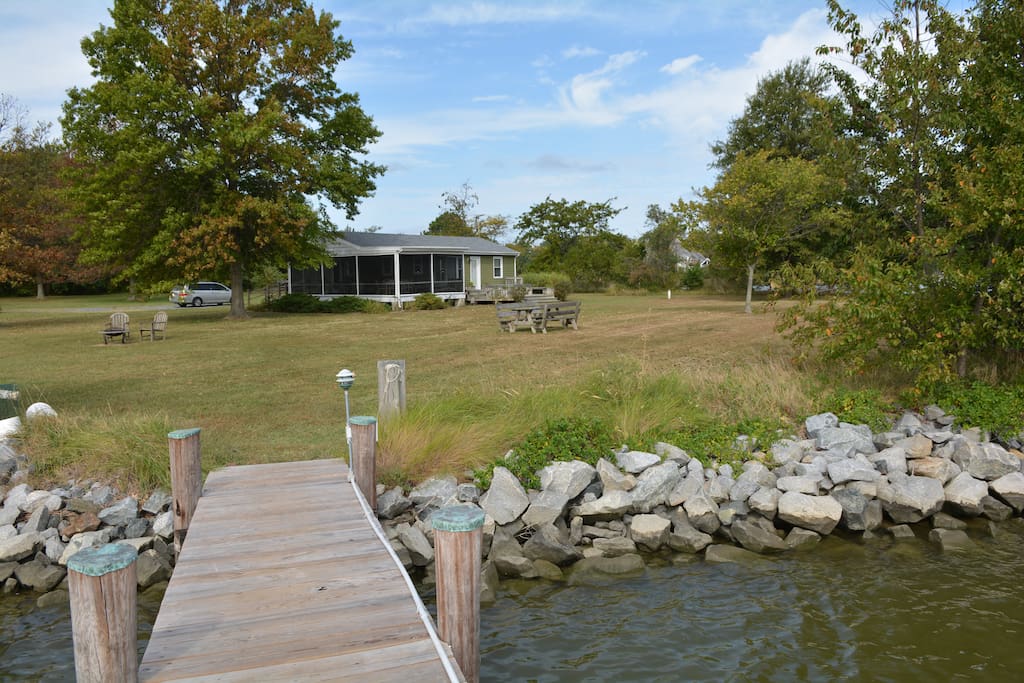 View of the house from dock