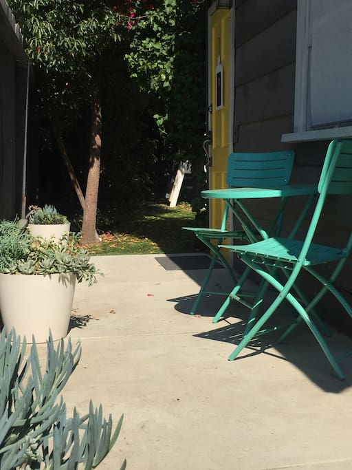 Your private outside space.