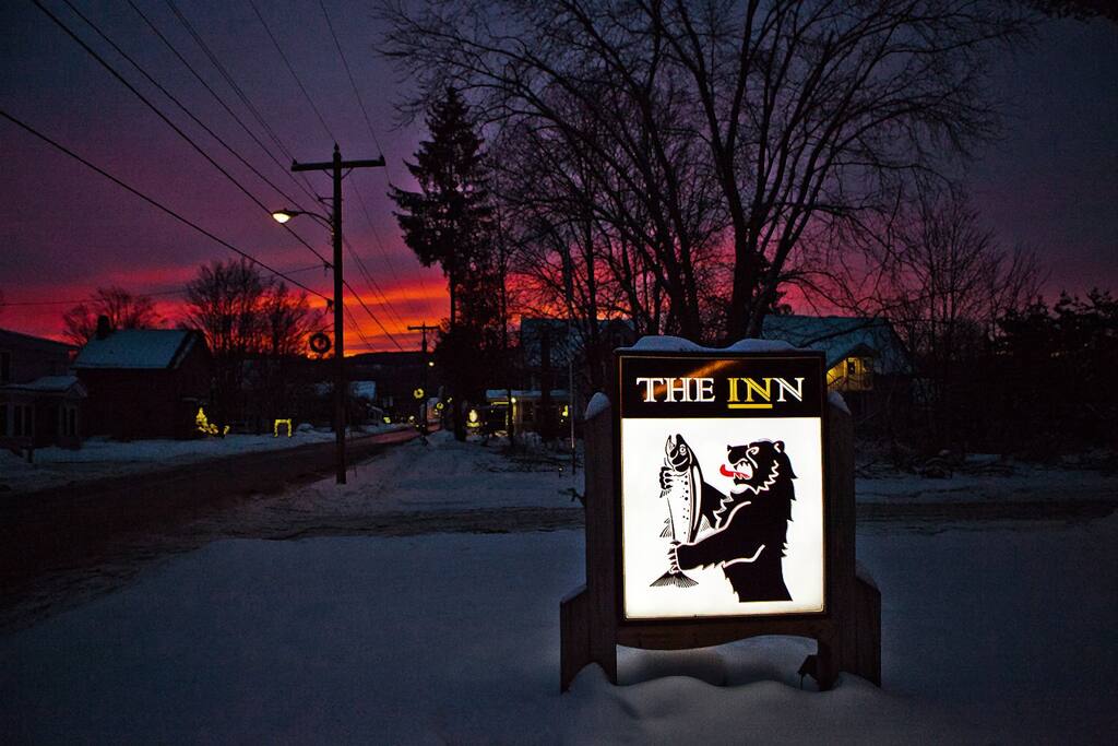 Winter Sign Dusk