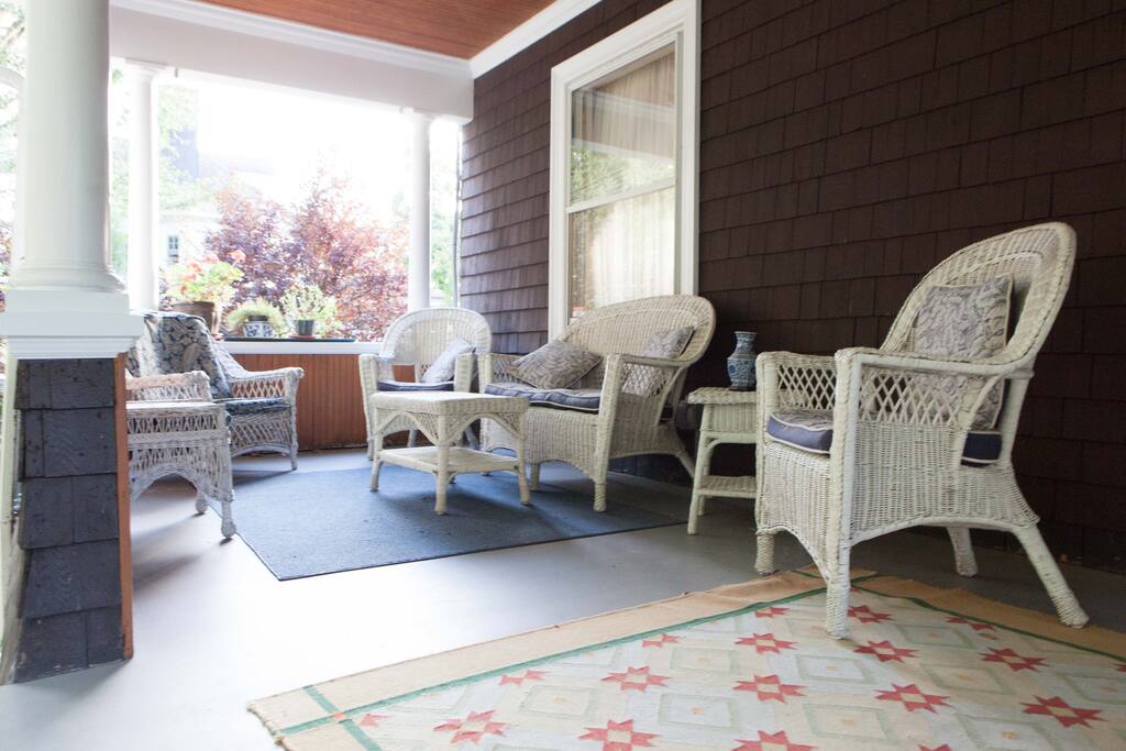 Front porch. Old fashion swing not shown