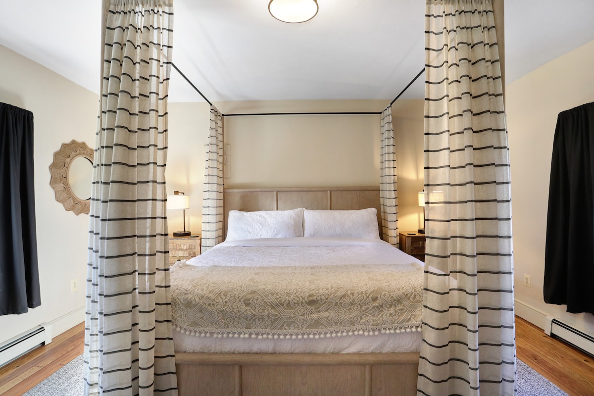 Boho spálňa - 1. poschodie, manželská posteľ