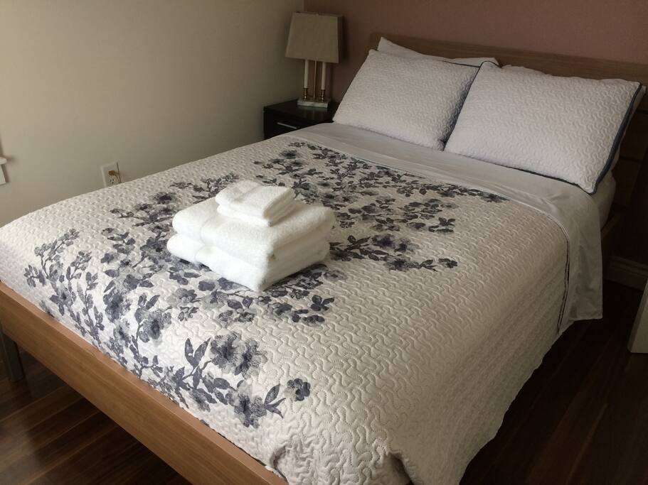 Bedroom #2-Double Bed Mattress from Leon’s furniture.