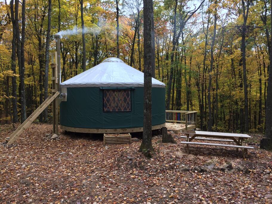 Cable Rustic Yurt Yurts for Rent in Cable, Wisconsin, United States
