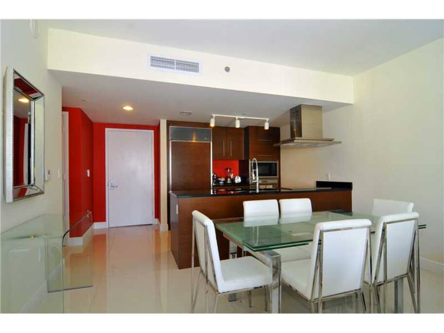 Dining room during the day