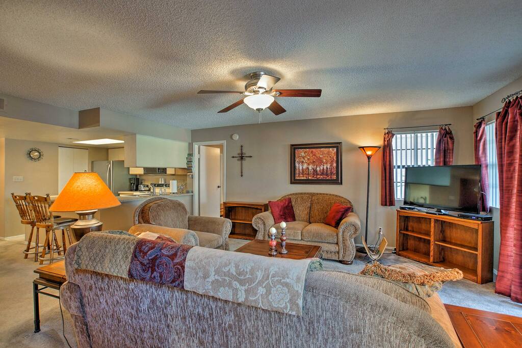 Unwind in the spacious living room with all the modern home essentials.