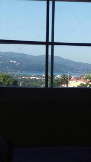 Your wake up view from the Master bed