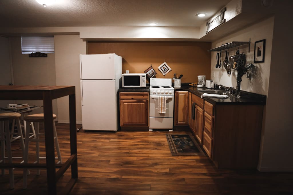Kitchen from living room