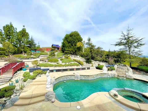Japanese Garden Yorba Linda Hills Luxury Home