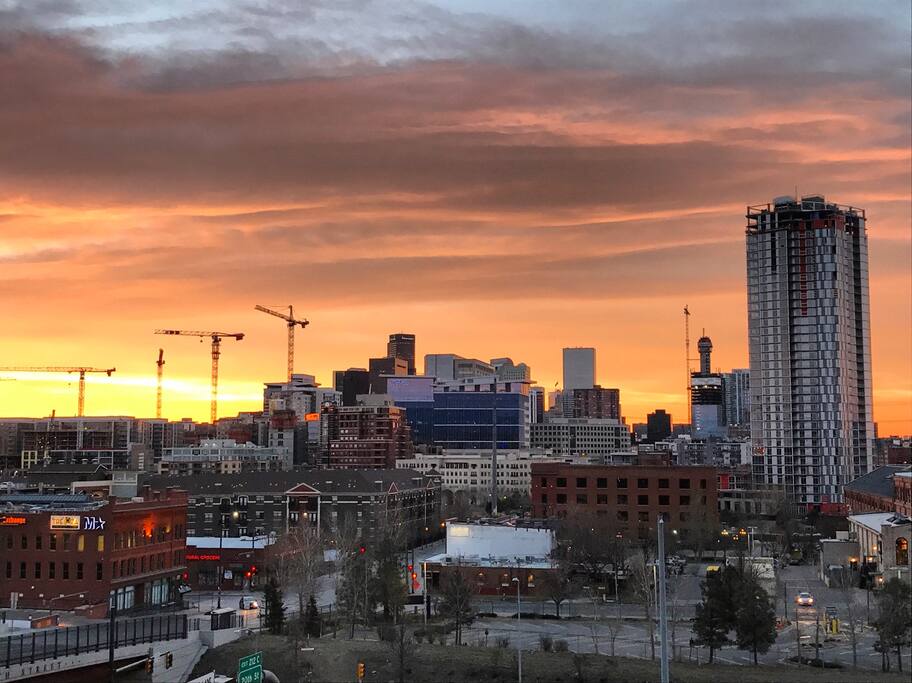 Sunrise view from my patio