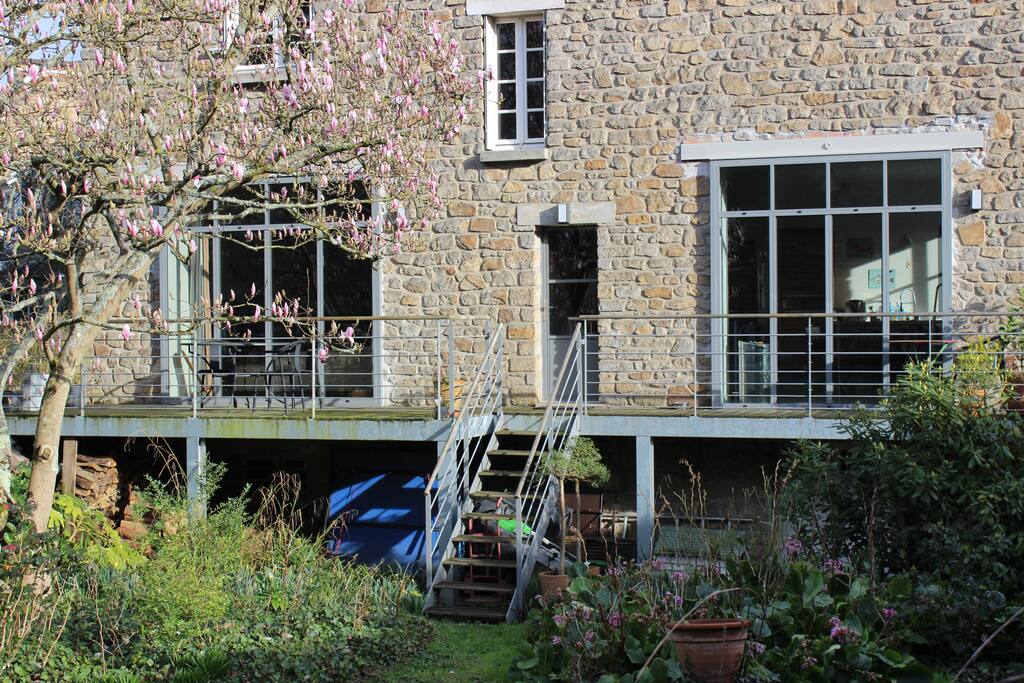 façade sur jardin