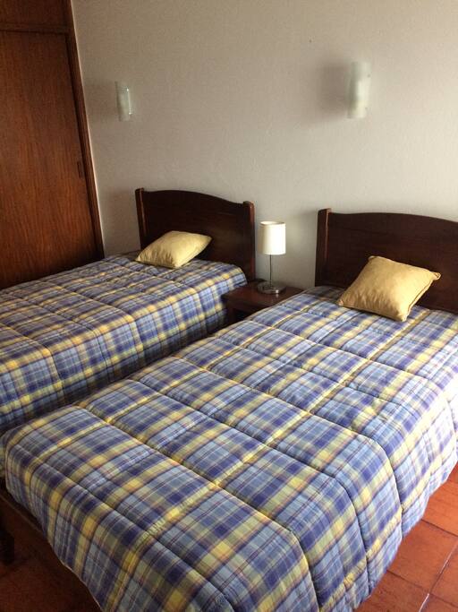 Room with twin beds