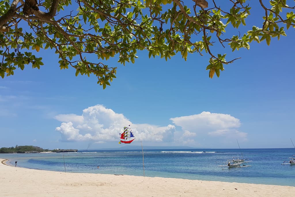 Nusa Dua beach in walking distance, best for relax and safe water