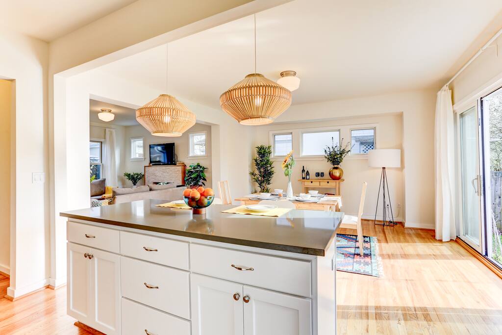 This house is FILLED with light, even when it's gloomy outside.