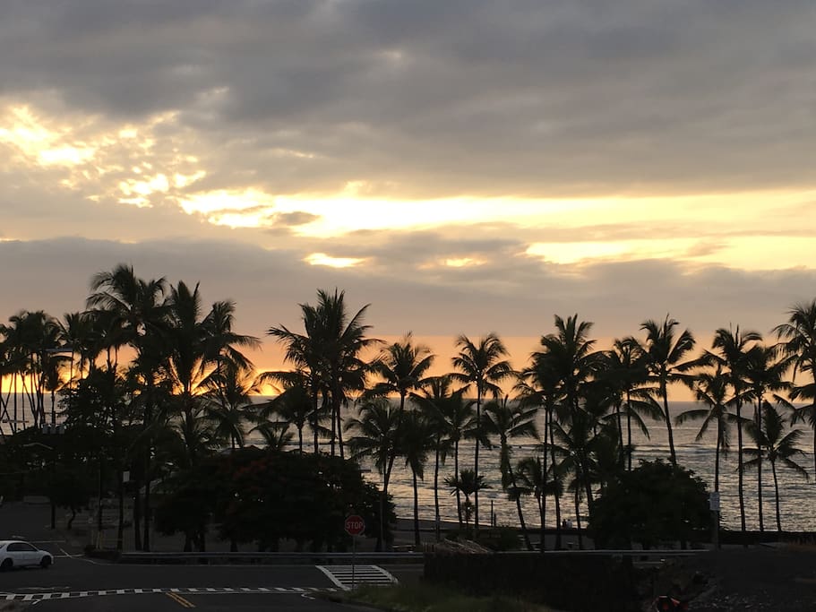 Sunset from the lanai