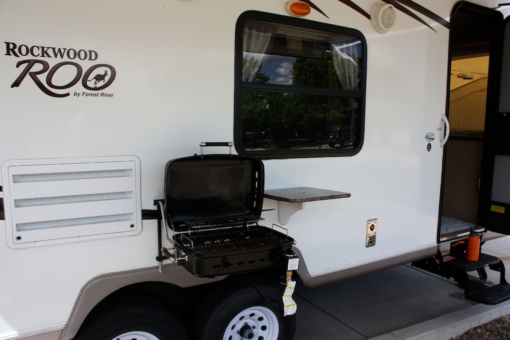 Outside BBQ grill