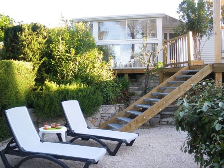 terrasse inférieure