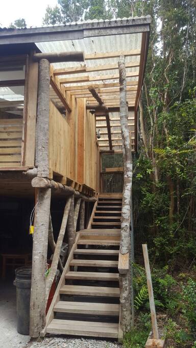 Outside stairs