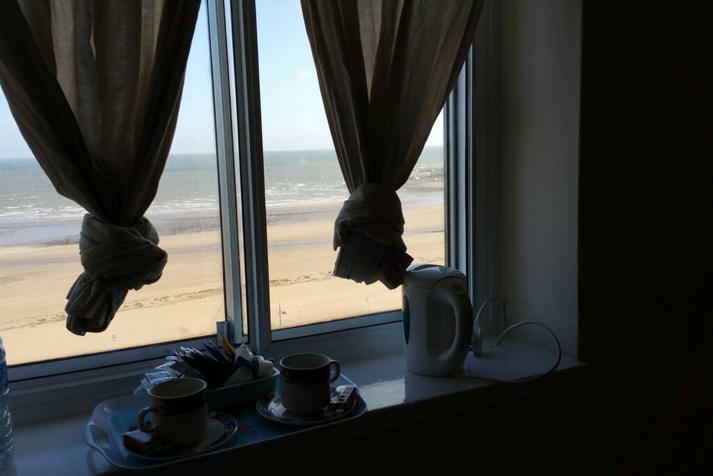 Sea View from the bedroom window!