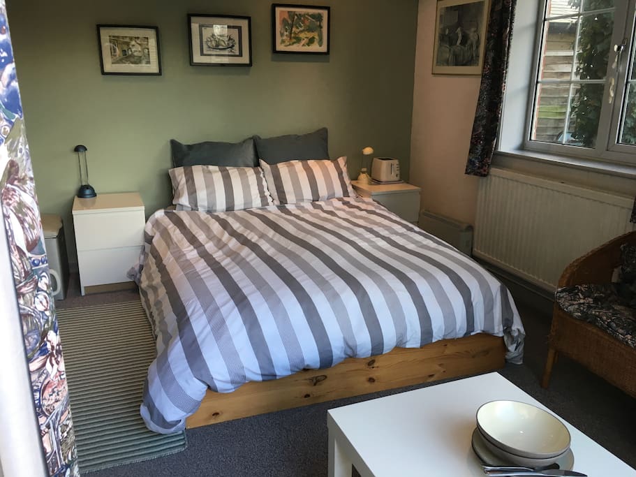Comfortable king size bed