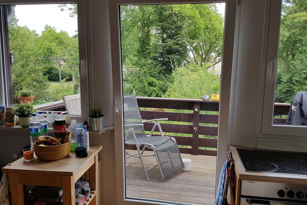 Blick aus der Küche