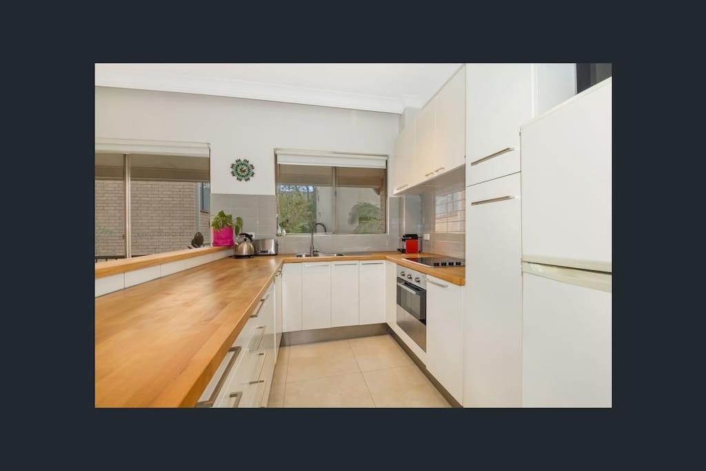 Open plan kitchen