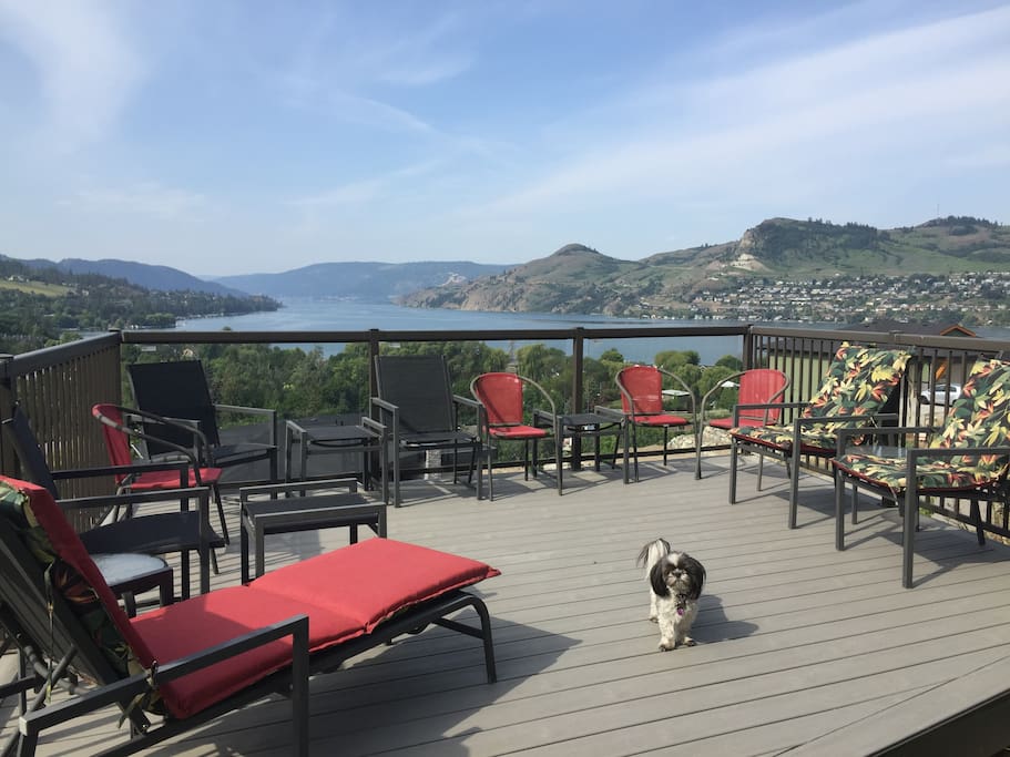 Deck over looking lake for your exclusive use!