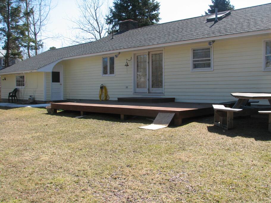 Back of House, Deck, and Yard