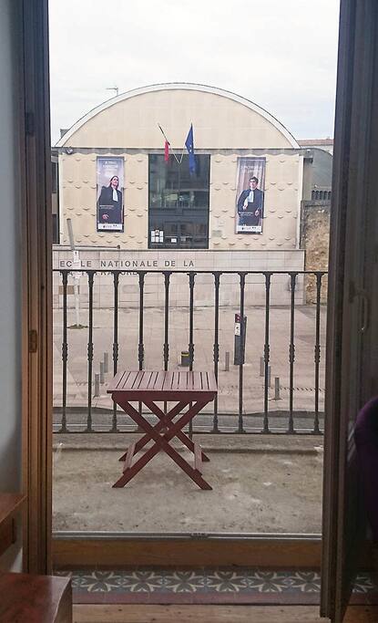 Vue sur l'école de la Magistrature