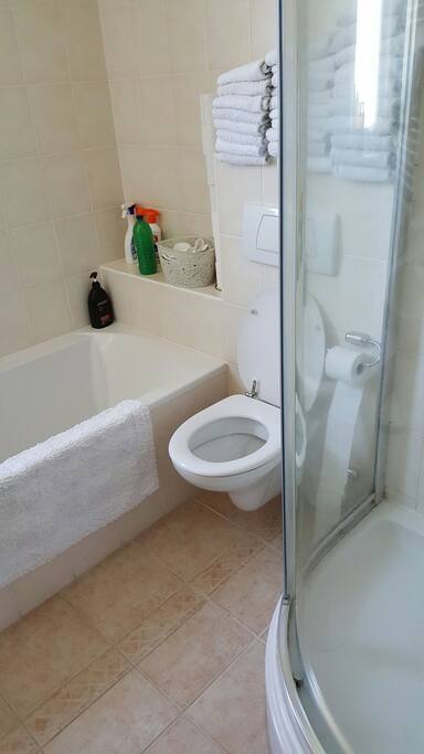 Badkamer met toilet.