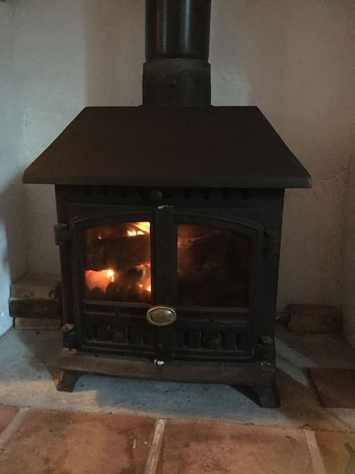 The cosy wood burner