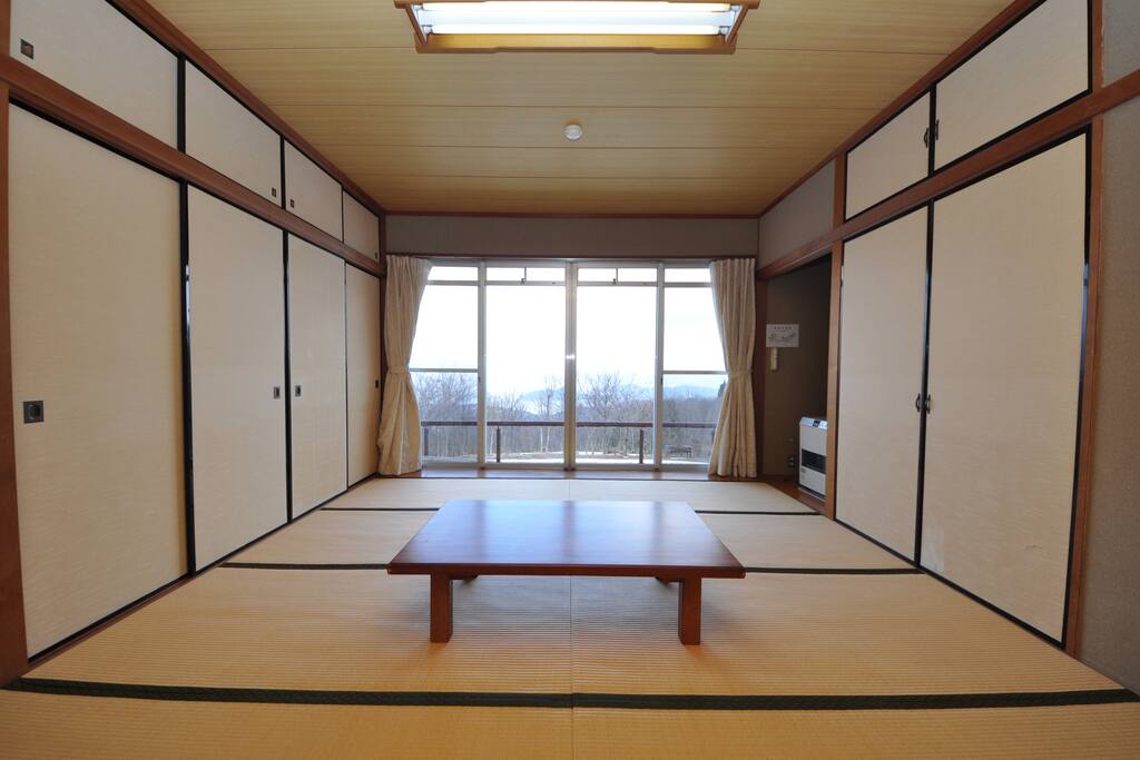You'll have a private room with ocean view.