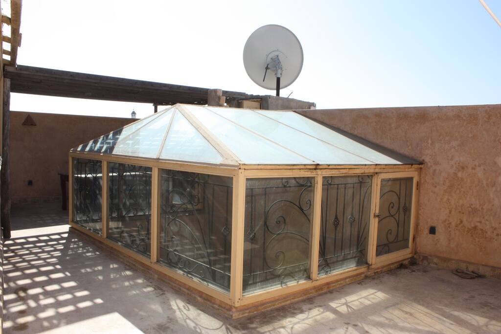 Dome sur la terrasse