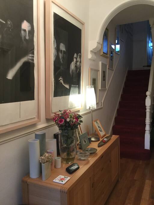 Entrance hallway in our renovated Victorian era home