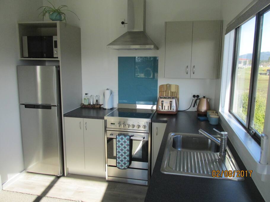 Fully equipped kitchen to prepare meals after your day exploring.