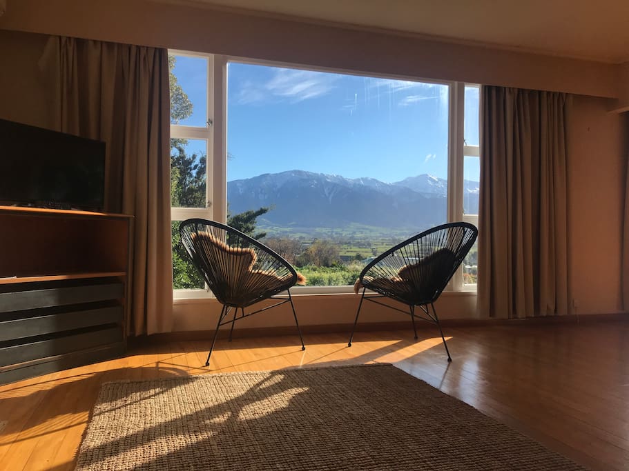 Lounge with Mt Fyffe views