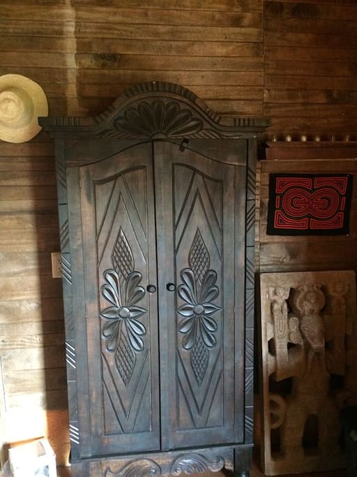 Dresser in the small room.