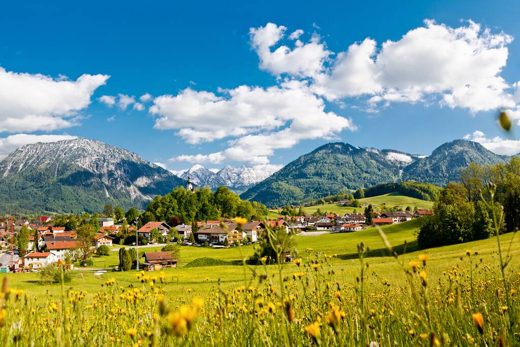 Blick über Ruhpolding