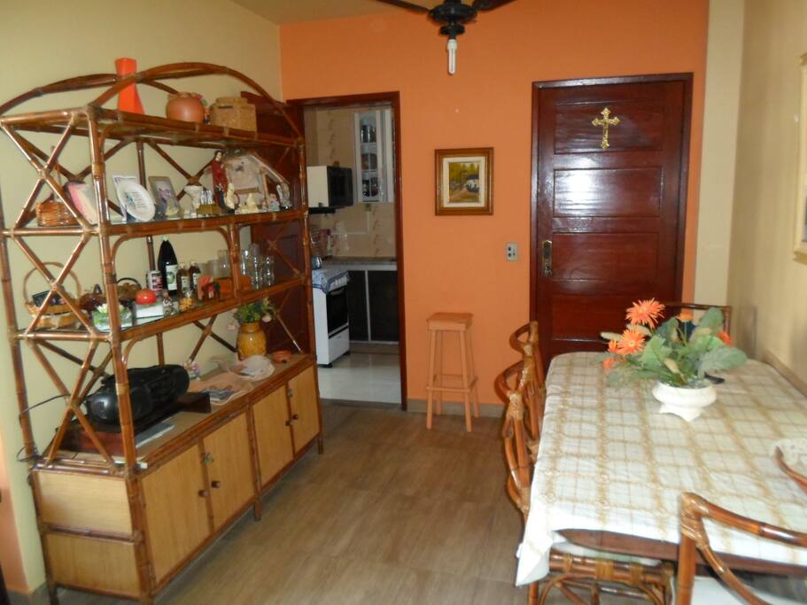 Sala com ventilador