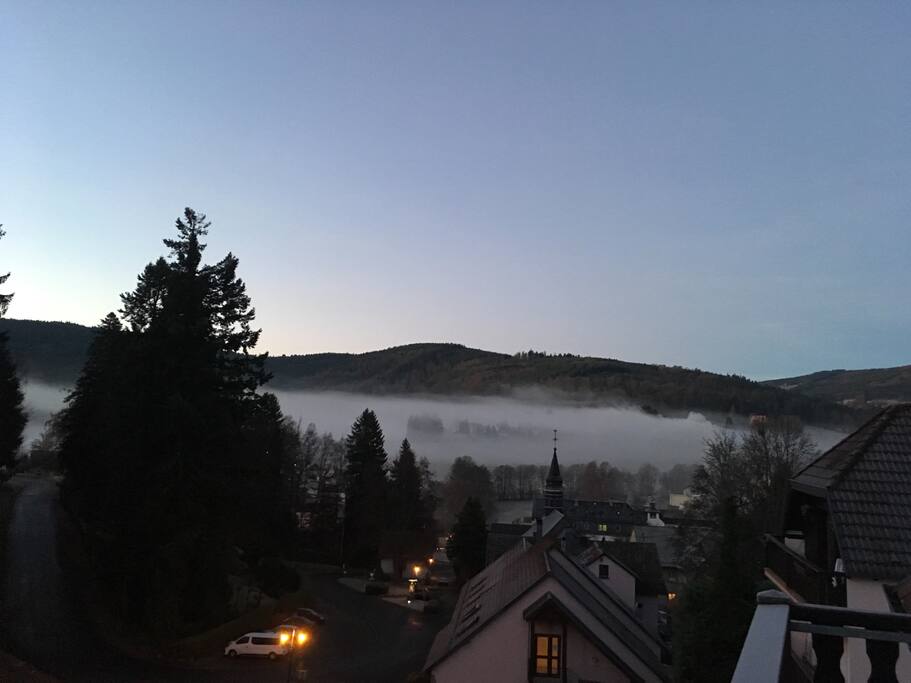 Vue du Balcon au dessus de la brume, par tout temps, on ne s'en lasse pas