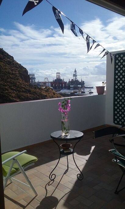 Sunny terrace