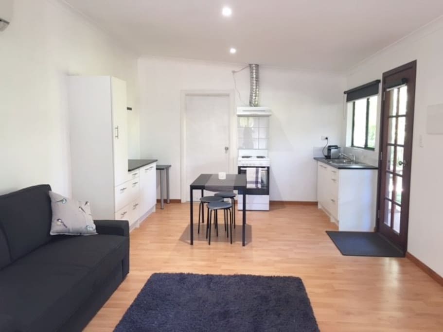 Kitchen and dining area