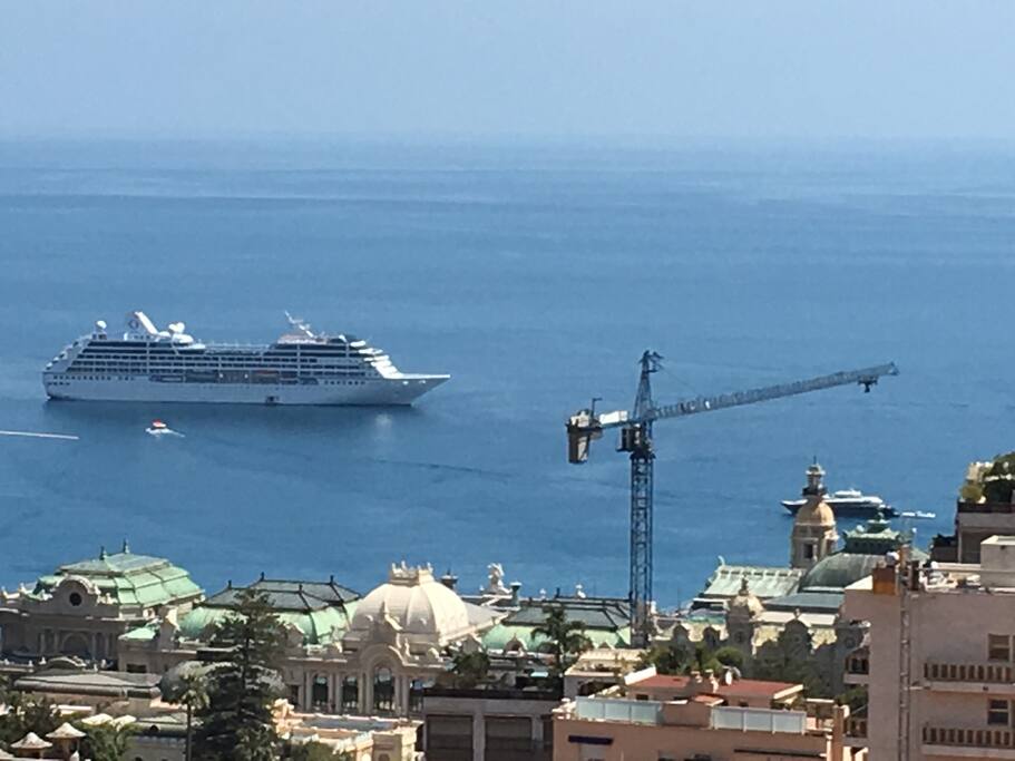 Vue Mer et Casino de Monte-Carlo