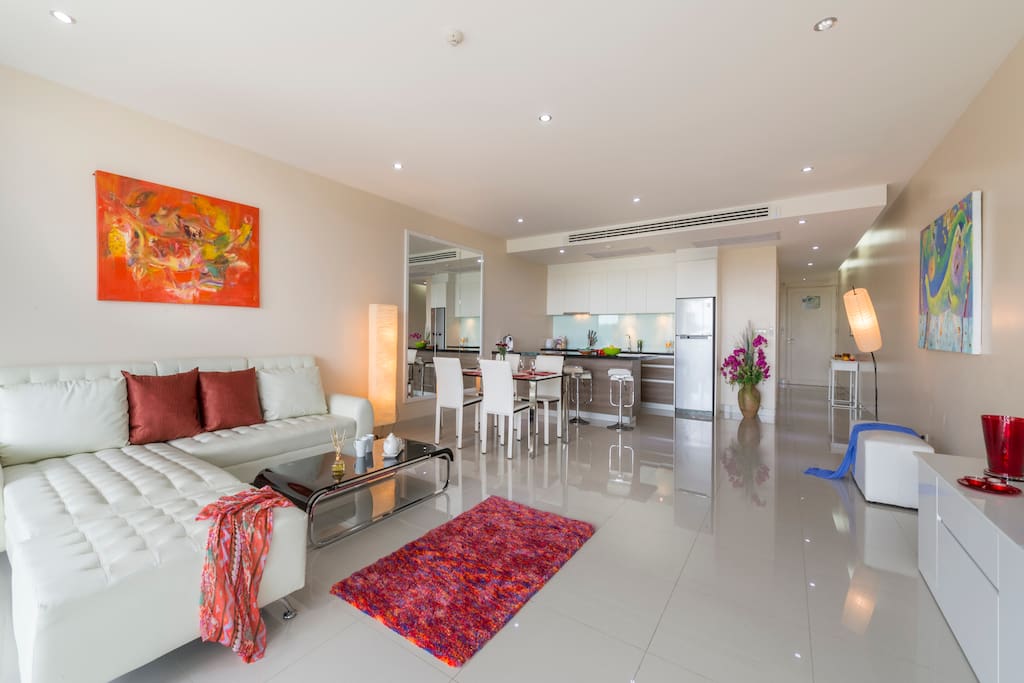 Living Dinning open kitchen