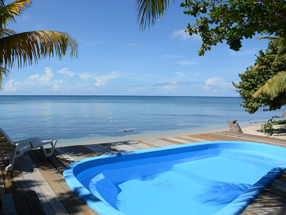 View from the pool.
