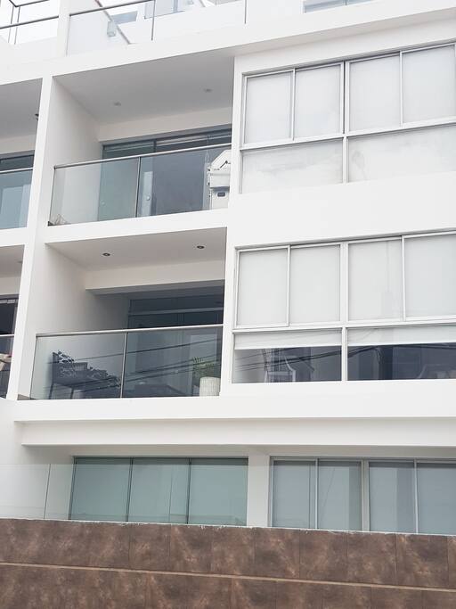 Apartment front ocean view
